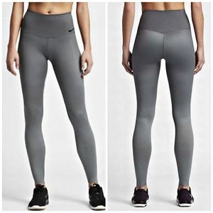 Nike Zonal Strength Leggings Grey Sz M
